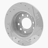 R1 Concepts 1969-1981 BMW 2800 Rear Left Drilled & Slotted Silver Brake Rotor by R1 Concepts 631-31003L