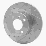 R1 Concepts 1977-1983 BMW 320i (USA/Canada) Front Left Drilled & Slotted Silver Brake Rotor by R1 Concepts 631-31006L