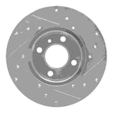 R1 Concepts 1977-1983 BMW 320i (USA/Canada) Front Left Drilled & Slotted Silver Brake Rotor by R1 Concepts 631-31006L