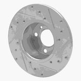 R1 Concepts 1977-1983 BMW 320i (USA/Canada) Front Left Drilled & Slotted Silver Brake Rotor by R1 Concepts 631-31006L