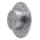 R1 Concepts 1977-1983 BMW 320i (USA/Canada) Front Right Drilled & Slotted Silver Brake Rotor by R1 Concepts 631-31006R