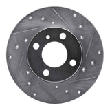 R1 Concepts 1977-1983 BMW 320i (USA/Canada) Front Right Drilled & Slotted Silver Brake Rotor by R1 Concepts 631-31006R
