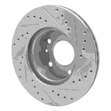 R1 Concepts 1976-1982 BMW 733i Front Left Drilled & Slotted Silver Brake Rotor by R1 Concepts 631-31007L