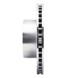 R1 Concepts 1982-1986 BMW 735i Front Right Drilled & Slotted Silver Brake Rotor by R1 Concepts 631-31008R