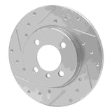 R1 Concepts 1984-1985 BMW 318i Front Left Drilled & Slotted Silver Brake Rotor by R1 Concepts 631-31009L