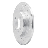 R1 Concepts 1984-1985 BMW 318i Front Right Drilled & Slotted Silver Brake Rotor by R1 Concepts 631-31009R