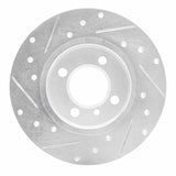 R1 Concepts 1984-1985 BMW 318i Front Right Drilled & Slotted Silver Brake Rotor by R1 Concepts 631-31009R