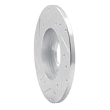 R1 Concepts 1984-1985 BMW 318i Front Right Drilled & Slotted Silver Brake Rotor by R1 Concepts 631-31009R