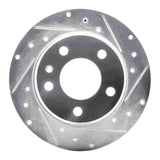 R1 Concepts 1978-1981 BMW 733i Rear Right Drilled & Slotted Silver Brake Rotor by R1 Concepts 631-31010R