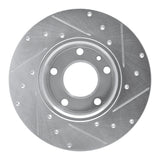 R1 Concepts 1976-1976 BMW 530i Front Left Drilled & Slotted Silver Brake Rotor by R1 Concepts 631-31013L