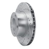 R1 Concepts 1982-1988 BMW 528E Front Left Drilled & Slotted Silver Brake Rotor by R1 Concepts 631-31014L