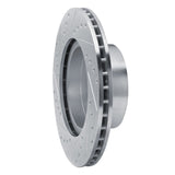 R1 Concepts 1982-1988 BMW 533i Front Right Drilled & Slotted Silver Brake Rotor by R1 Concepts 631-31014R
