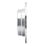 R1 Concepts 1982-1989 BMW L6 Rear Right Drilled & Slotted Silver Brake Rotor by R1 Concepts 631-31015R
