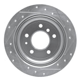 R1 Concepts 1981-1986 BMW 733i Rear Left Drilled & Slotted Silver Brake Rotor by R1 Concepts 631-31016L
