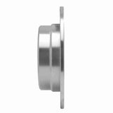 R1 Concepts 1981-1986 BMW 733i Rear Left Drilled & Slotted Silver Brake Rotor by R1 Concepts 631-31016L