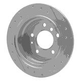 R1 Concepts 1981-1986 BMW 733i Rear Left Drilled & Slotted Silver Brake Rotor by R1 Concepts 631-31016L