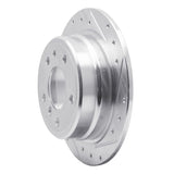R1 Concepts 1981-1986 BMW 733i Rear Right Drilled & Slotted Silver Brake Rotor by R1 Concepts 631-31016R