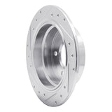 R1 Concepts 1981-1986 BMW 733i Rear Right Drilled & Slotted Silver Brake Rotor by R1 Concepts 631-31016R