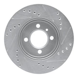 R1 Concepts 1984-1991 BMW 318i Front Left Drilled & Slotted Silver Brake Rotor by R1 Concepts 631-31017L