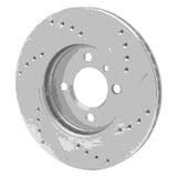R1 Concepts 1984-1991 BMW 318i Front Left Drilled & Slotted Silver Brake Rotor by R1 Concepts 631-31017L