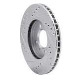 R1 Concepts 1984-1991 BMW 325i (USA/Canada) Front Right Drilled & Slotted Silver Brake Rotor by R1 Concepts 631-31017R