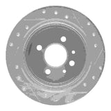 R1 Concepts 1984-1991 BMW 325e Rear Left Drilled & Slotted Silver Brake Rotor by R1 Concepts 631-31018L
