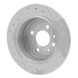 R1 Concepts 1984-1991 BMW 325e Rear Left Drilled & Slotted Silver Brake Rotor by R1 Concepts 631-31018L