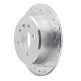 R1 Concepts 1984-1991 BMW 325es Rear Right Drilled & Slotted Silver Brake Rotor by R1 Concepts 631-31018R