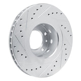 R1 Concepts 1987-1988 BMW M6 Front Left Drilled & Slotted Silver Brake Rotor by R1 Concepts 631-31019L