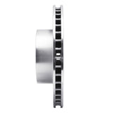 R1 Concepts 1987-1995 BMW 735iL Front Left Drilled & Slotted Silver Brake Rotor by R1 Concepts 631-31020L