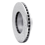R1 Concepts 1987-1995 BMW 735iL Front Right Drilled & Slotted Silver Brake Rotor by R1 Concepts 631-31020R