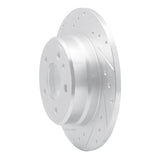 R1 Concepts 1987-1992 BMW 735iL Rear Left Drilled & Slotted Silver Brake Rotor by R1 Concepts 631-31021L