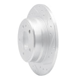 R1 Concepts 1987-1992 BMW 735iL Rear Right Drilled & Slotted Silver Brake Rotor by R1 Concepts 631-31021R