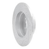 R1 Concepts 1987-1992 BMW 735iL Rear Right Drilled & Slotted Silver Brake Rotor by R1 Concepts 631-31021R