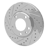 R1 Concepts 1988-1991 BMW M3 Front Left Drilled & Slotted Silver Brake Rotor by R1 Concepts 631-31022L