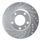 R1 Concepts 1988-1991 BMW M3 Front Left Drilled & Slotted Silver Brake Rotor by R1 Concepts 631-31022L