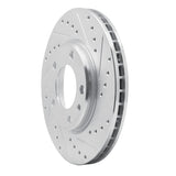 R1 Concepts 1988-1991 BMW M3 Front Right Drilled & Slotted Silver Brake Rotor by R1 Concepts 631-31022R