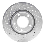R1 Concepts 1988-1991 BMW M3 Front Right Drilled & Slotted Silver Brake Rotor by R1 Concepts 631-31022R