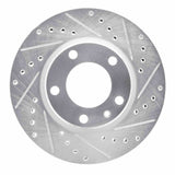 R1 Concepts 1988-1991 BMW M3 Front Right Drilled & Slotted Silver Brake Rotor by R1 Concepts 631-31022R