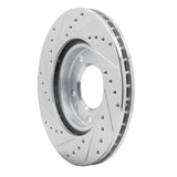 R1 Concepts 1988-1991 BMW M3 Front Right Drilled & Slotted Silver Brake Rotor by R1 Concepts 631-31022R