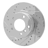 R1 Concepts 1989-1995 BMW 530i Front Left Drilled & Slotted Silver Brake Rotor by R1 Concepts 631-31023L
