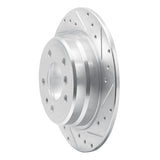 R1 Concepts 1989-1995 BMW 525i (USA/Canada) Rear Right Drilled & Slotted Silver Brake Rotor by R1 Concepts 631-31024R