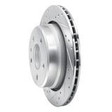 R1 Concepts 1988-1994 BMW 740i Rear Left Drilled & Slotted Silver Brake Rotor by R1 Concepts 631-31025L
