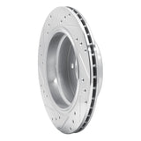 R1 Concepts 1988-1994 BMW 750iL Rear Right Drilled & Slotted Silver Brake Rotor by R1 Concepts 631-31025R