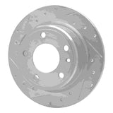 R1 Concepts 1988-1991 BMW M3 Rear Left Drilled & Slotted Silver Brake Rotor by R1 Concepts 631-31026L
