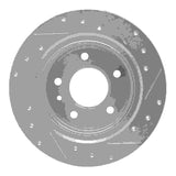 R1 Concepts 1988-1991 BMW M3 Rear Left Drilled & Slotted Silver Brake Rotor by R1 Concepts 631-31026L