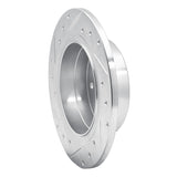 R1 Concepts 1988-1991 BMW M3 Rear Right Drilled & Slotted Silver Brake Rotor by R1 Concepts 631-31026R