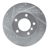 R1 Concepts 1991-2006 BMW 328is Front Left Drilled & Slotted Silver Brake Rotor by R1 Concepts 631-31027L