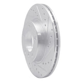 R1 Concepts 1991-2006 BMW 323ci Front Right Drilled & Slotted Silver Brake Rotor by R1 Concepts 631-31027R