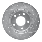 R1 Concepts 1991-1999 BMW 328is Rear Left Drilled & Slotted Silver Brake Rotor by R1 Concepts 631-31028L
